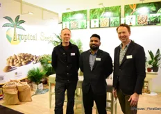 Anton and Arthur Spruit of Tropical Seeds were at the fair with new trainee Pramod Rejendra Kumar.